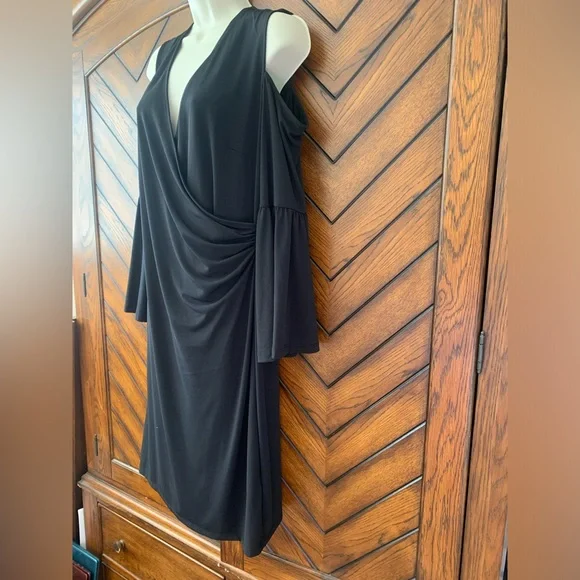 INC International Concepts black dress size Large - Picture 9 of 14